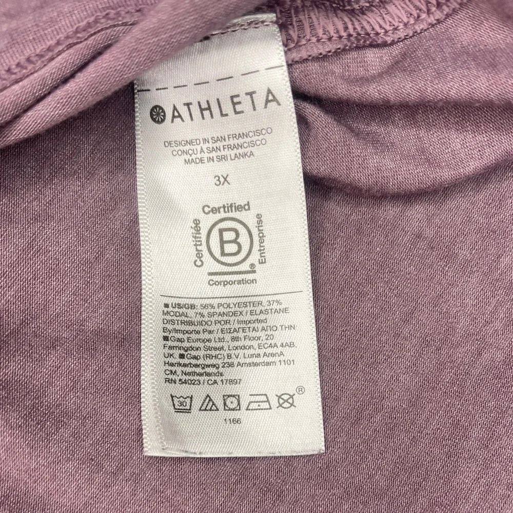 Athleta Women’s 3X Purple Knot-Front Sleeveless Tank Top - Picture 3 of 10